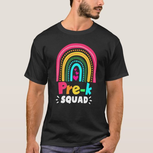 Cute Pre K Squad School Admin Appreaison Front O T-shirt (Voorkant)