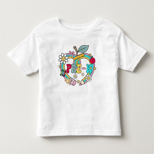 Cute Pre-K Toddler T-shirt (Voorkant)