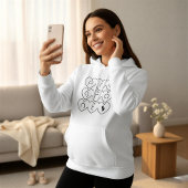 Cute Pregnant with Heart Letters Hoodie |Mom-to-Be