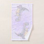 Cute Prehistorische Dinosaur Speelgoed Waterverf Bad Handdoek (Handdoek)