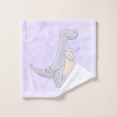 Cute Prehistorische Dinosaur Speelgoed Waterverf Bad Handdoek (Wasdoekje)