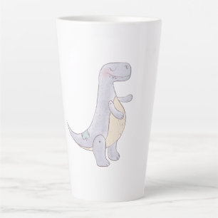 Cute Prehistorische Dinosaur Speelgoed Waterverf Latte Mok