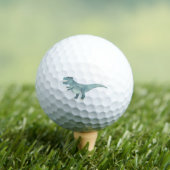 Cute Prehistorische T-Rex Dinosaur Golfballen (Insitu Shirt)