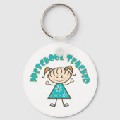 Cute Preschool leraar Sleutelhanger (Voorkant)