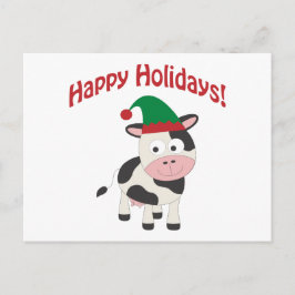Cute Prettige feestdagen Kerstmis Elf Koe
