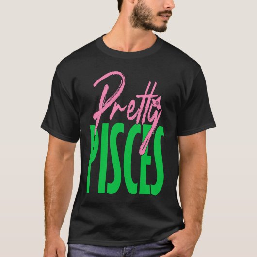 Cute pretty pisces zodiac signs aka t-shirt (Voorkant)