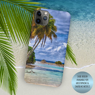 Cute Pretty Summer Hawaiian Beach Watercolor Case-Mate iPhone Case