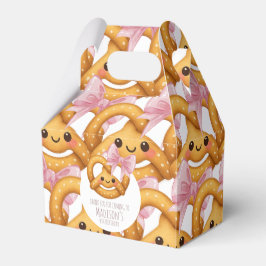Cute Pretzel Girl Birthday Party Bedankdoosjes