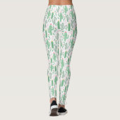 Cute Prickly Cactus Pattern Leggings (Achterkant)