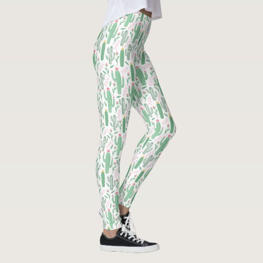 Cute Prickly Cactus Pattern Leggings