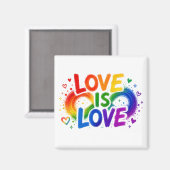 Cute Pride LGBTQ Koelkastmagneet Magneet (Voorkant / Achterkant)