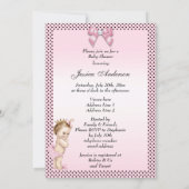 Cute Princess Baby shower Kaart (Achterkant)