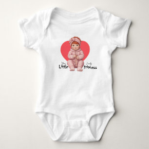 Cute Princess Baby T-shirt - Leren Praten Ik Hou v