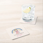 Cute Princess Birthday Party Kartonnen Onderzetters (Insitu)