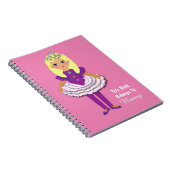 Cute Princess Girl's tekenfilm Notitieboek (Rechterzijde)