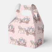 Cute Princess horse party box Bedankdoosjes (Achterkant)