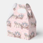 Cute Princess horse party box Bedankdoosjes (Voorkant Zijde)