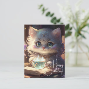 Cute Princess Kitten Briefkaart
