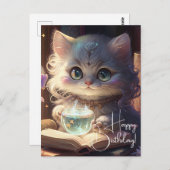 Cute Princess Kitten Briefkaart (Voorkant / Achterkant)