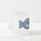 Cute Princess Parrotfish Matglas Koffiemok (Voorkant links)