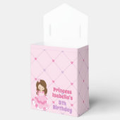 Cute Princess Pink Paars Hearts Birthday Party Bedankdoosjes (Geopend)