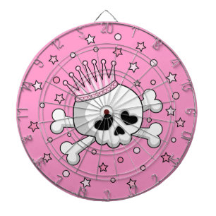 Cute Princess Skull Dartbord