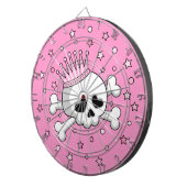 Cute Princess Skull Dartbord (Voorkant Rechts)