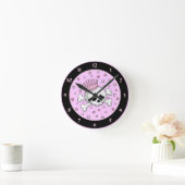 Cute Princess Skull Ronde Klok (Huis)
