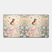 Cute princess with butterflies bureaumat (Voorkant)