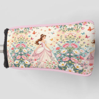 Cute princess with butterflies golfheadcover