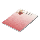 Cute Principal Notitieblok (Linkerzijde)