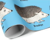 Cute procementegel cartoon illustratie cadeaupapier (Rol Hoek)