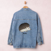 Cute procementegel cartoon illustratie denim jacket (Hangar)