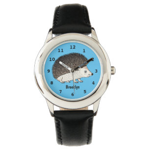 Cute procementegel cartoon illustratie horloge
