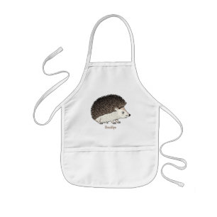 Cute procementegel cartoon illustratie kinder schort