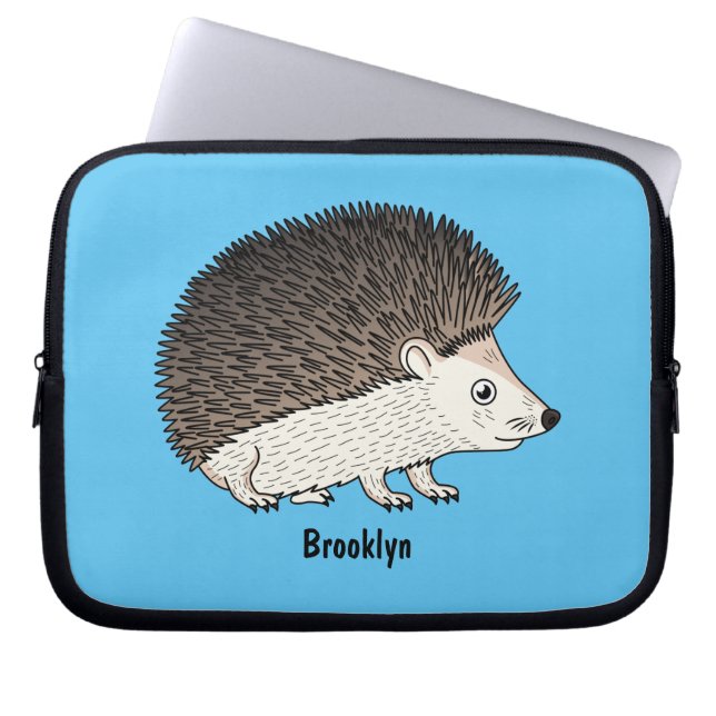 Cute procementegel cartoon illustratie laptop sleeve (Voorkant)