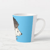 Cute procementegel cartoon illustratie latte mok (Rechts)