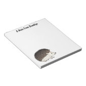 Cute procementegel cartoon illustratie notitieblok (Schuin)