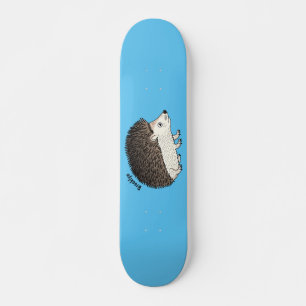 Cute procementegel cartoon illustratie persoonlijk skateboard