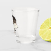 Cute procementegel cartoon illustratie shot glas (Rechts)