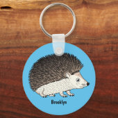 Cute procementegel cartoon illustratie sleutelhanger (Voorkant)