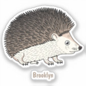 Cute procementegel cartoon illustratie sticker (Voorkant)