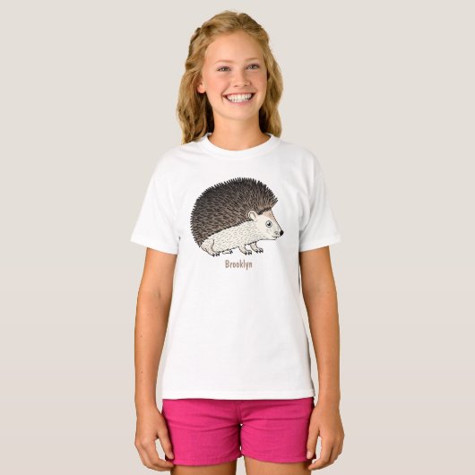 Cute procementegel cartoon illustratie t-shirt (Voorkant volledig)