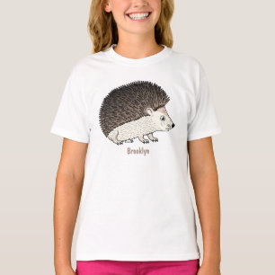 Cute procementegel cartoon illustratie t-shirt