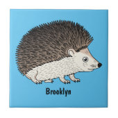 Cute procementegel cartoon illustratie tegeltje (Voorkant)