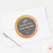 Cute Product Packaging Labels Oranje Vanilla Roos (Envelop)