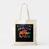 Cute Professional Balloon Animal Twister Party Gif Tote Bag (Achterkant)