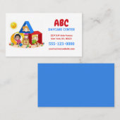 Cute Professional Childcare Daycare Babysitter Visitekaartje (Voorkant / Achterkant)