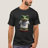 Cute Professor Frog Academic Joke T-Shirt (Voorkant)