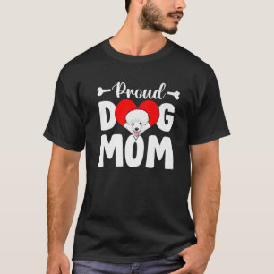 Cute Proud Poodle Dog mama Funny Moederdag T-shirt